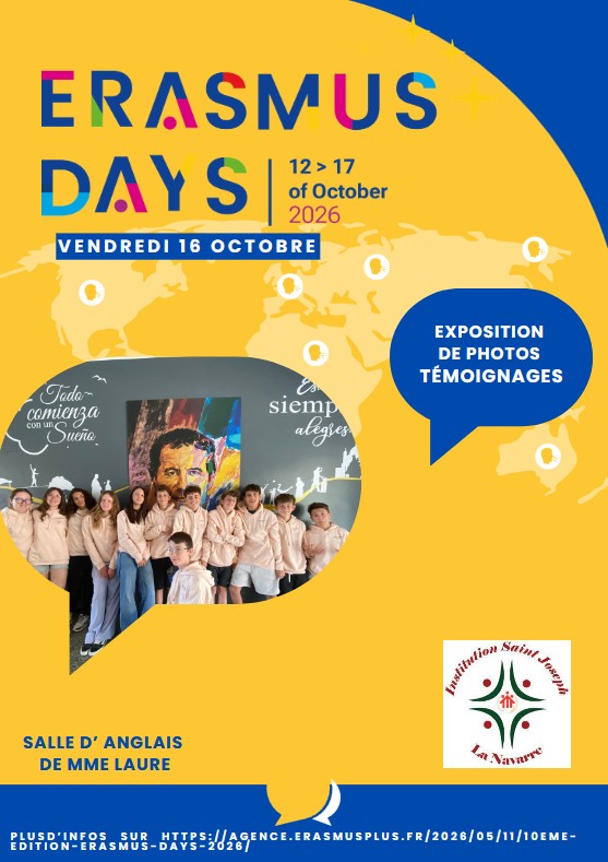 ERASMUS DAYS – Vendredi 16 octobre
